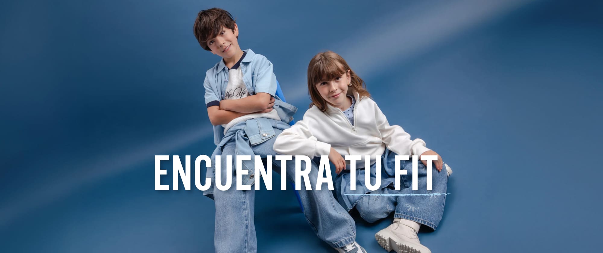 looks denim para niños y niñas