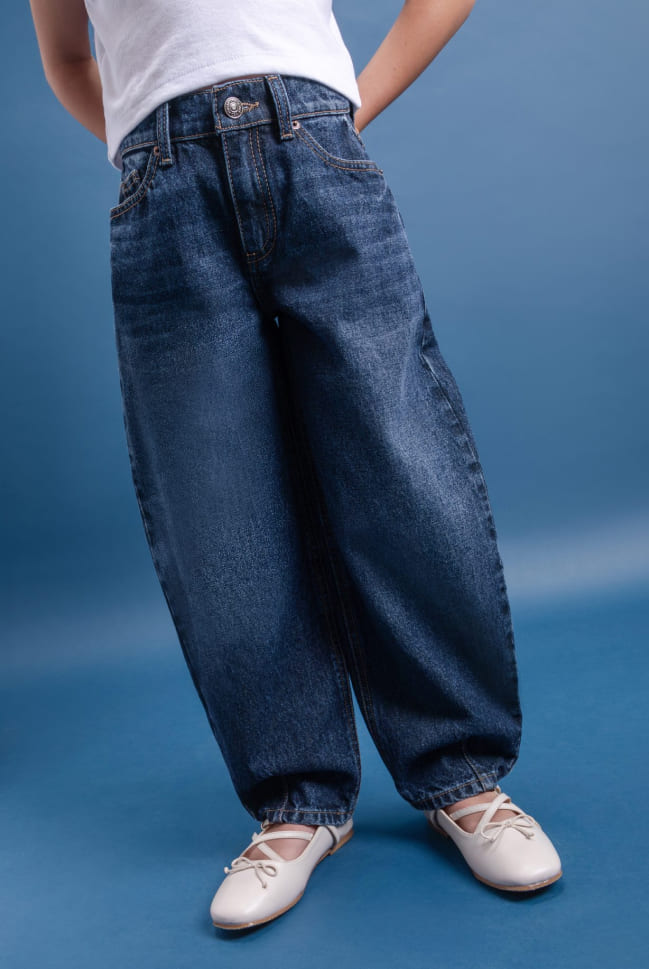 BARREL jeans acampanados para kids niña en c&a