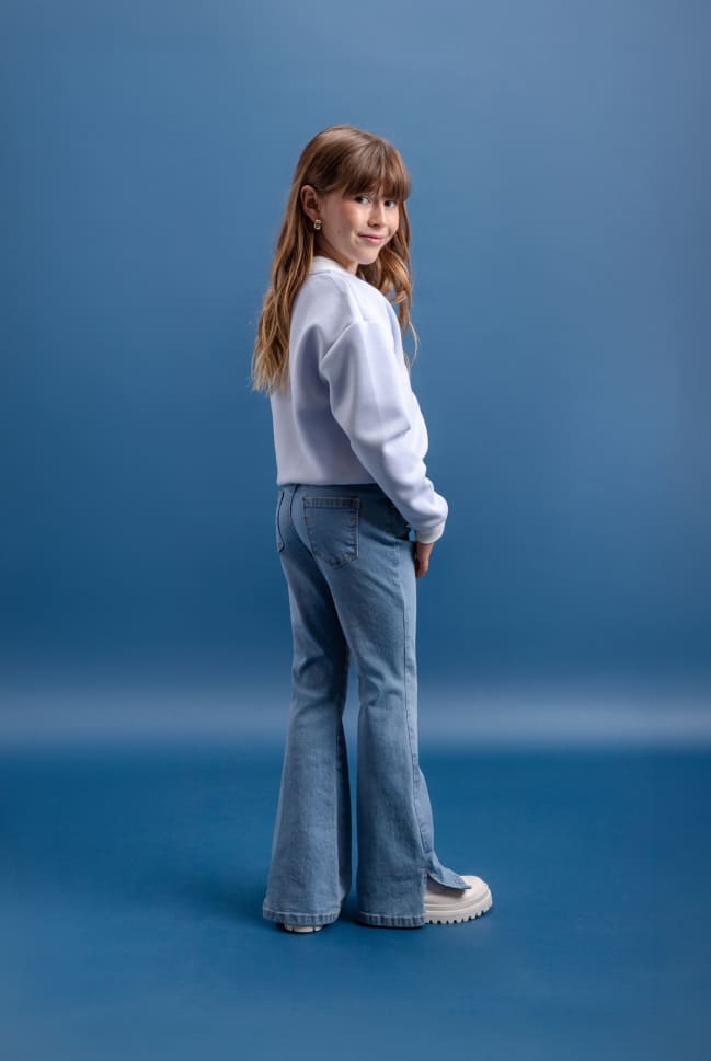 flare jeans acampanados para kids niña en c&a