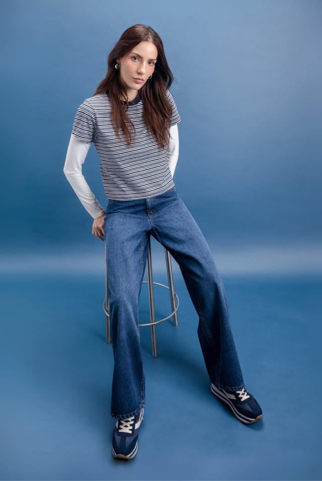straight jeans clásicos para mujer c&a