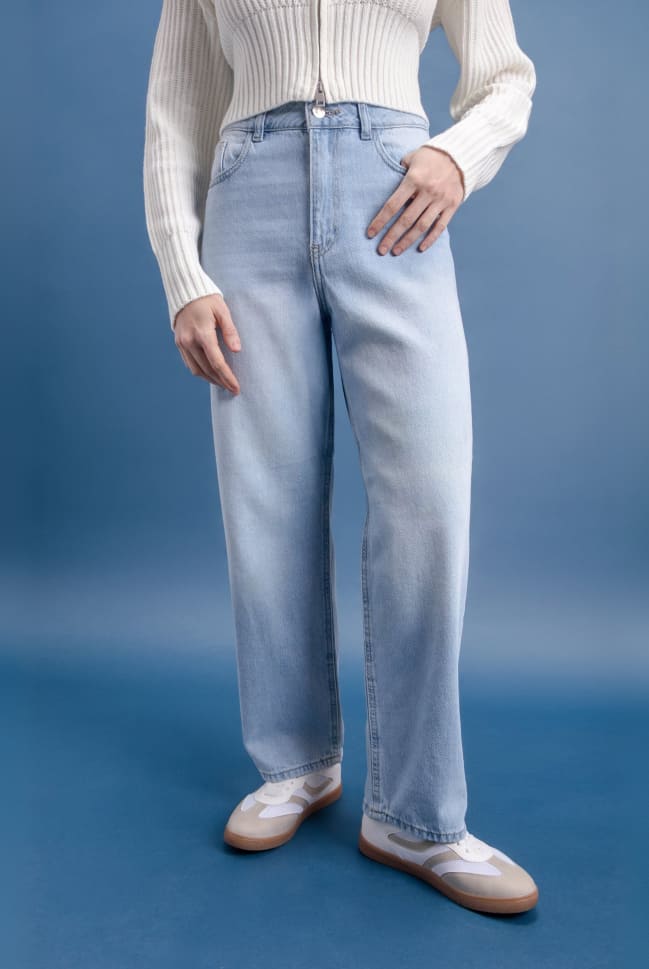 straight jeans clásicos para mujer c&a
