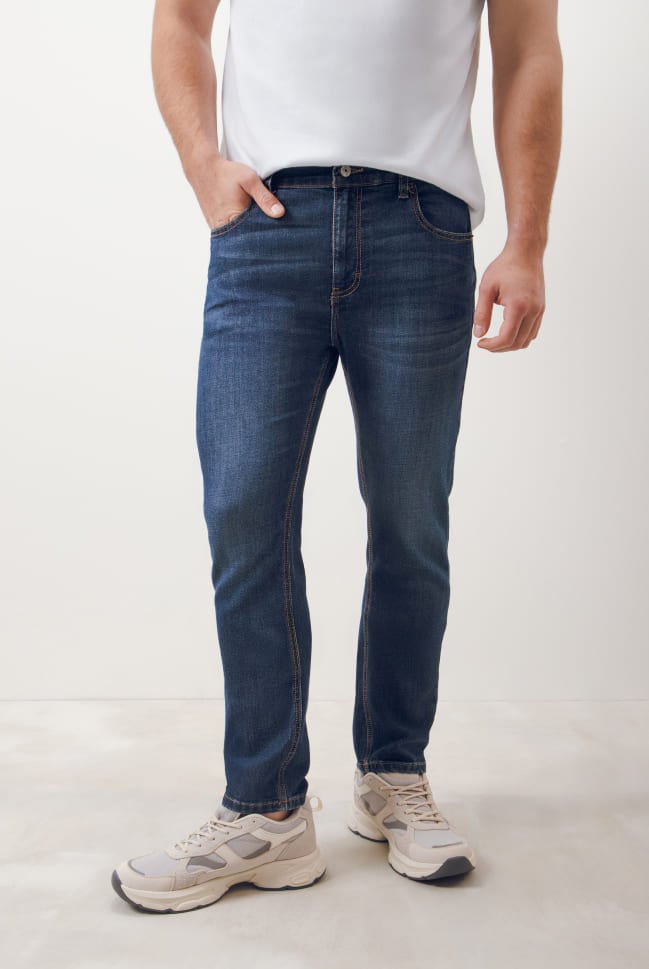 skinny jeans ajustados para hombre c&a