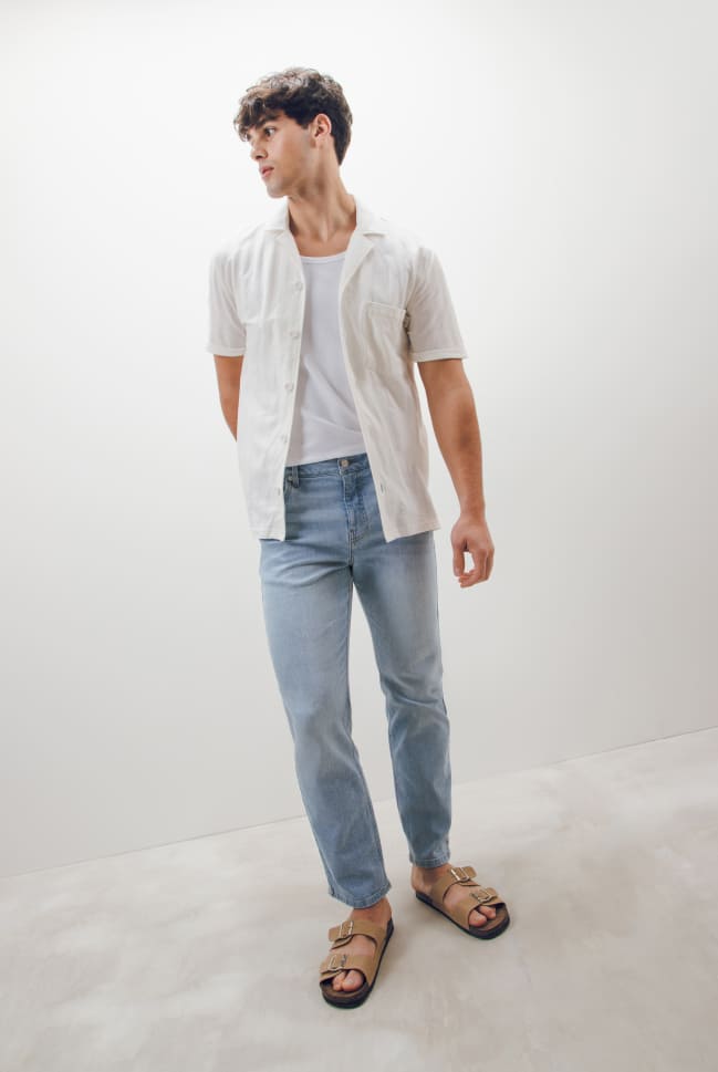 slim jeans básicos para hombre c&a