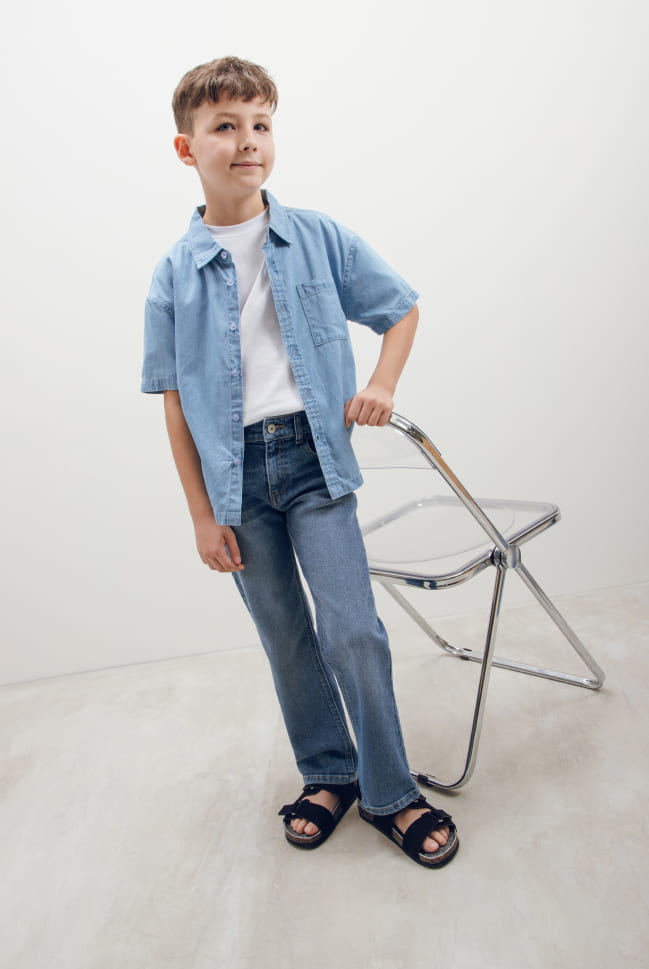 straight jeans rectos para kids niño en c&a
