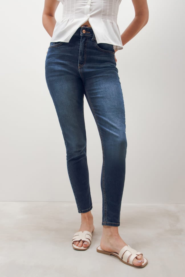 skinny jeans ceñidos para mujer c&a