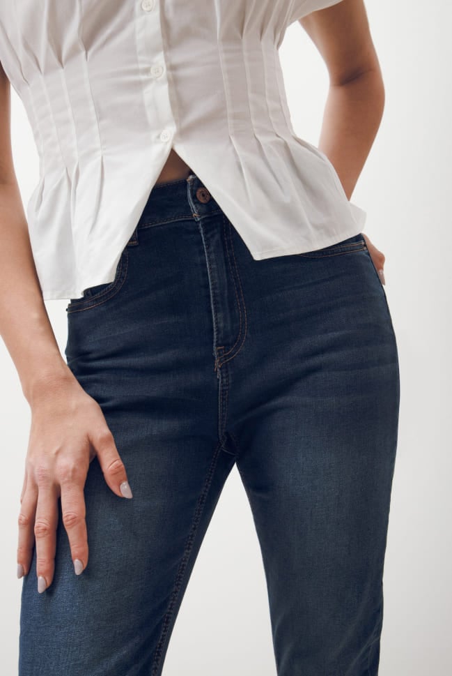 skinny jeans ceñidos para mujer c&a