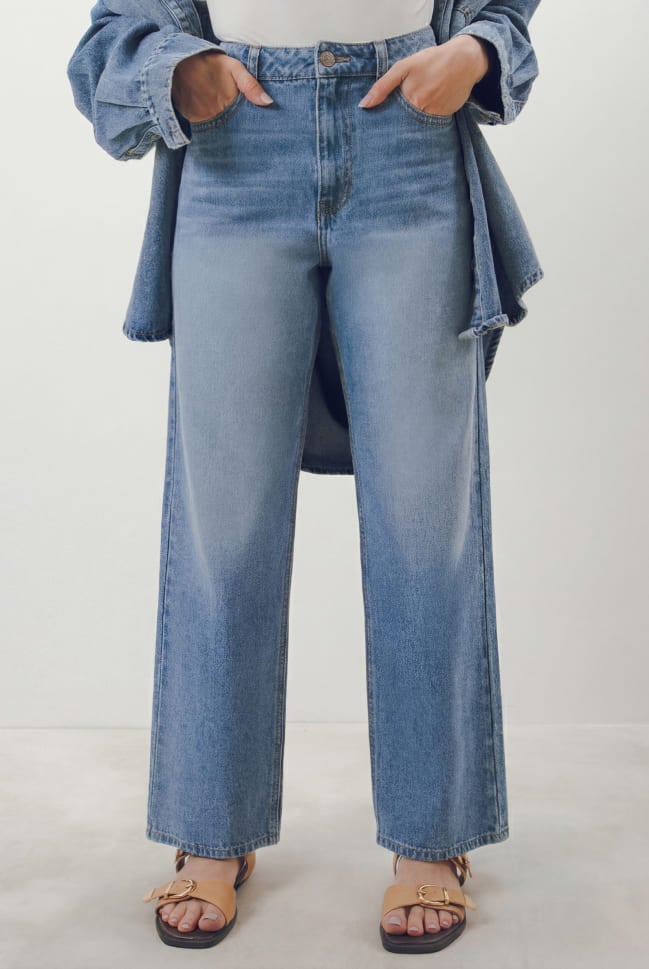 straight jeans clásicos para mujer c&a