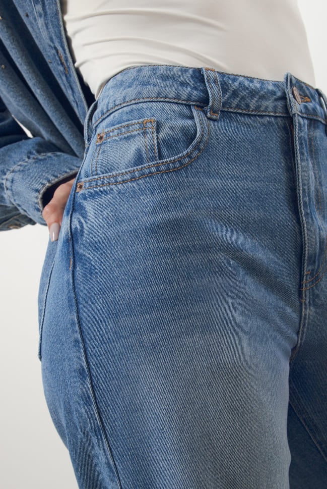 straight jeans clásicos para mujer c&a