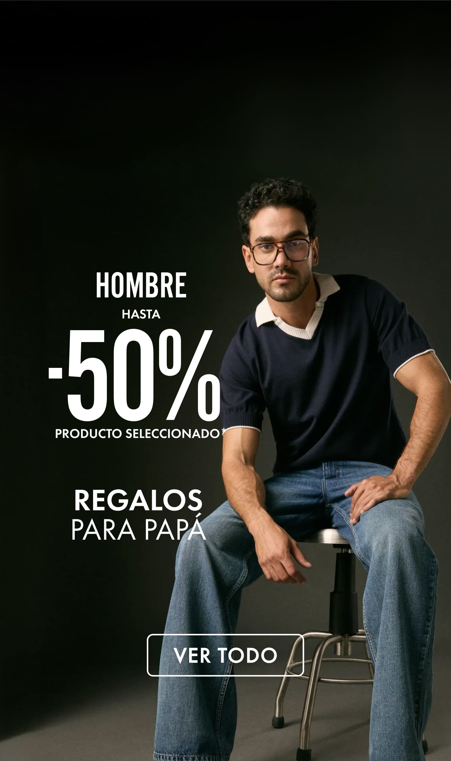 descuentos en productos seleccionados de hombre