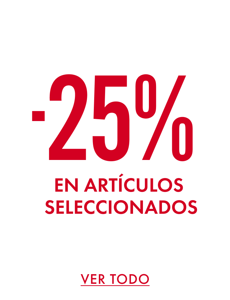 -25% art&iacute;culos seleccionados