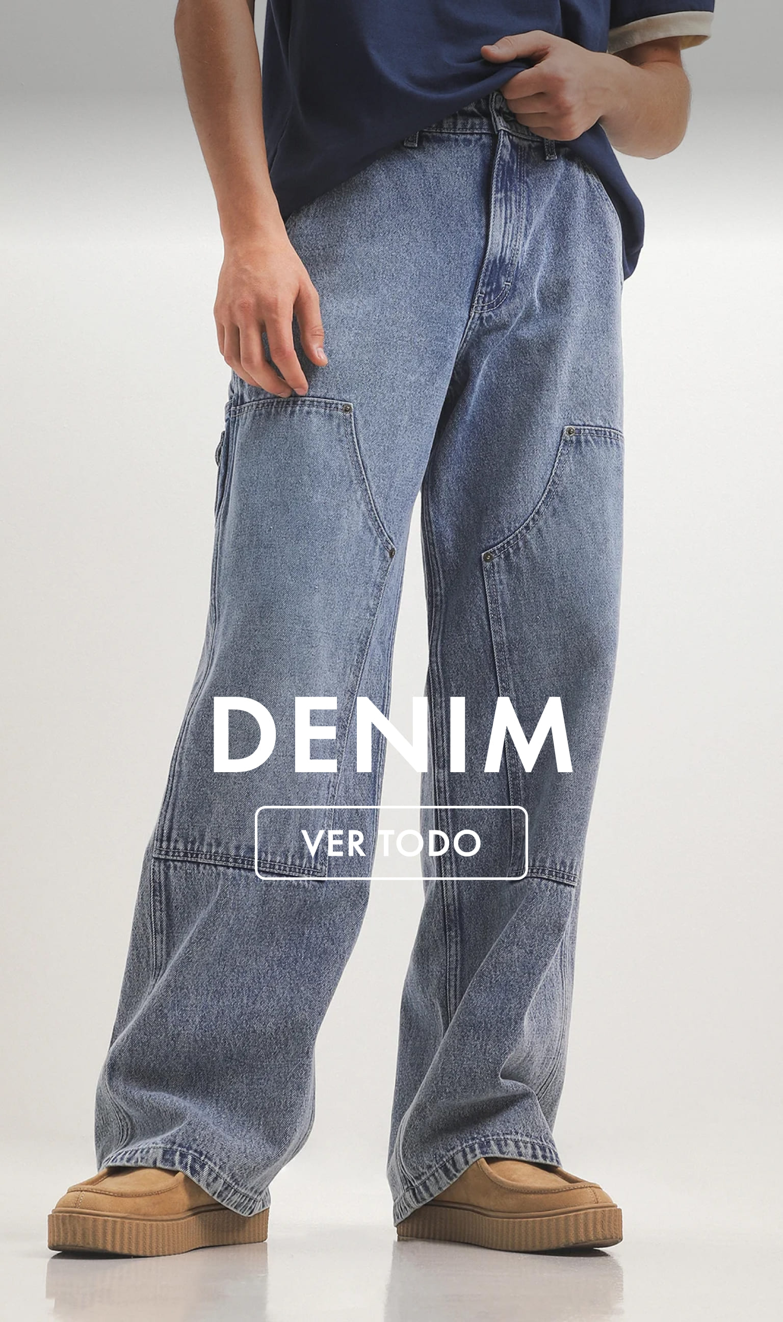 denim para hombres