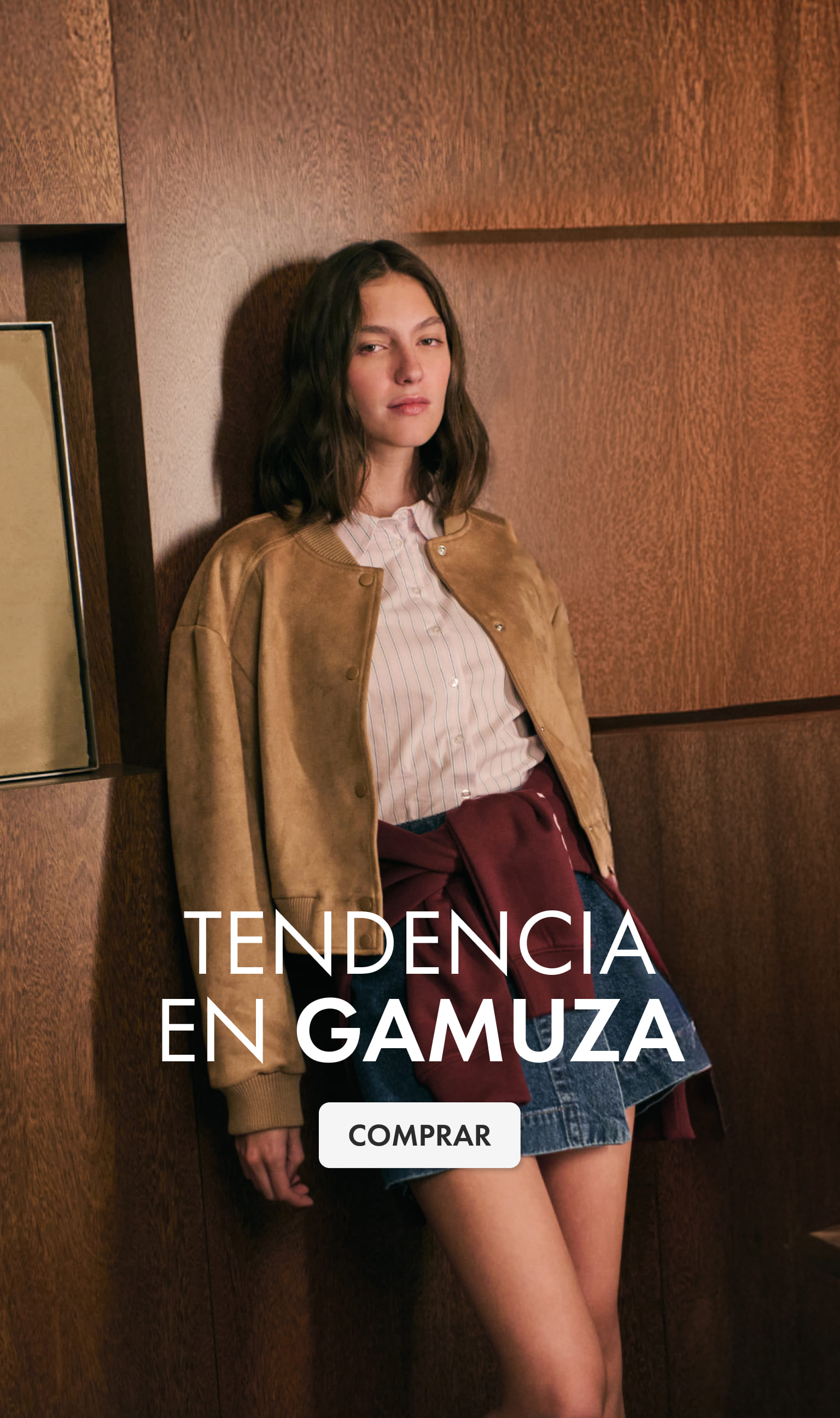 moda en gamuza para mujer c&a