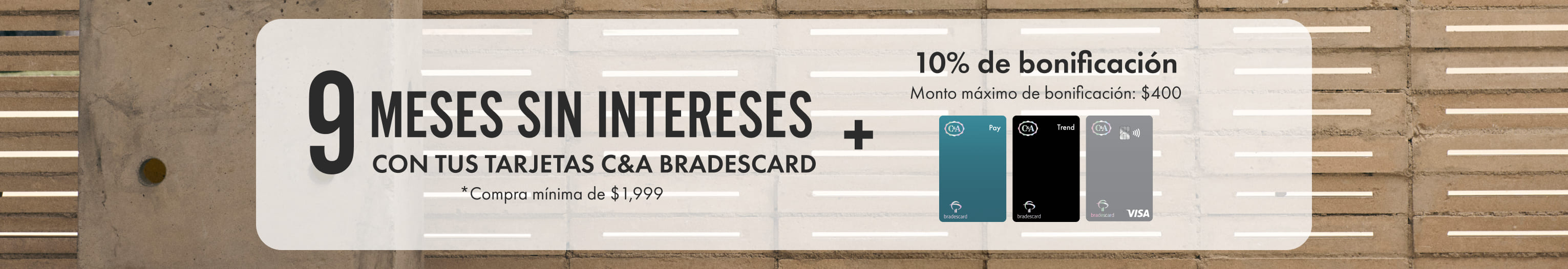 bonificaciones con bradescard