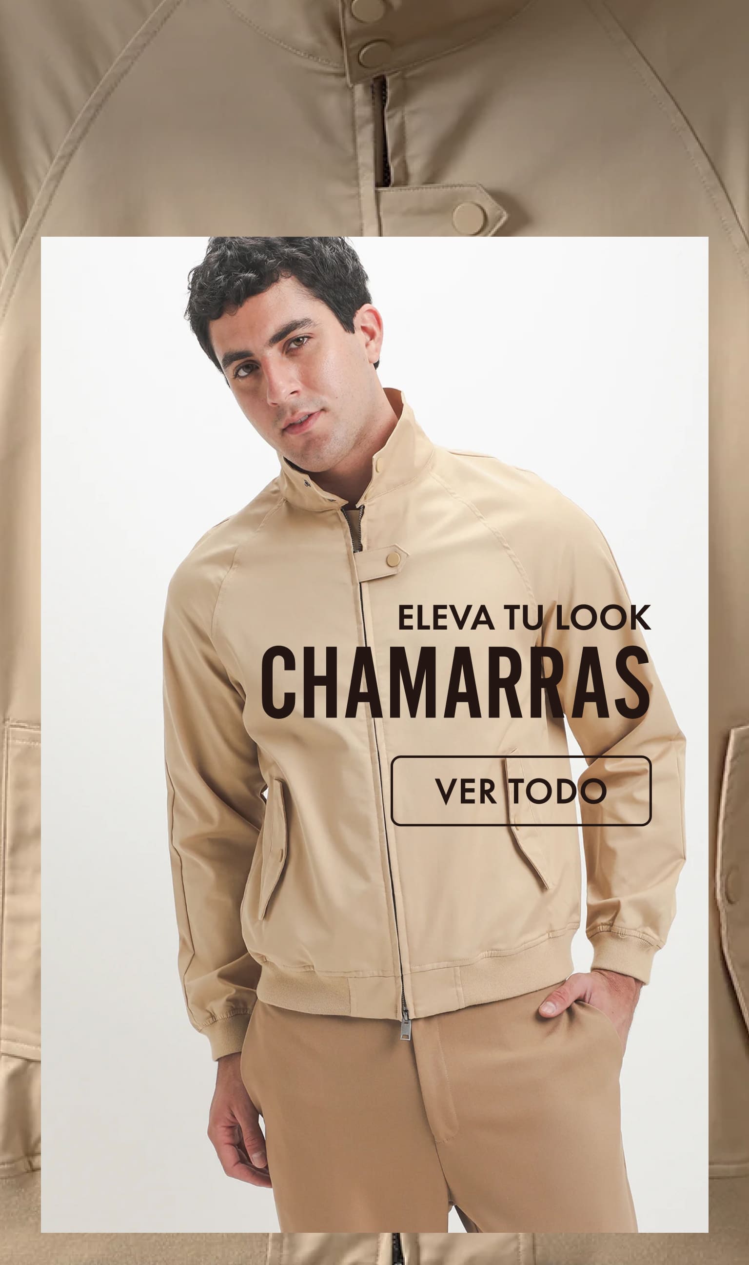 chamarra de moda hombre