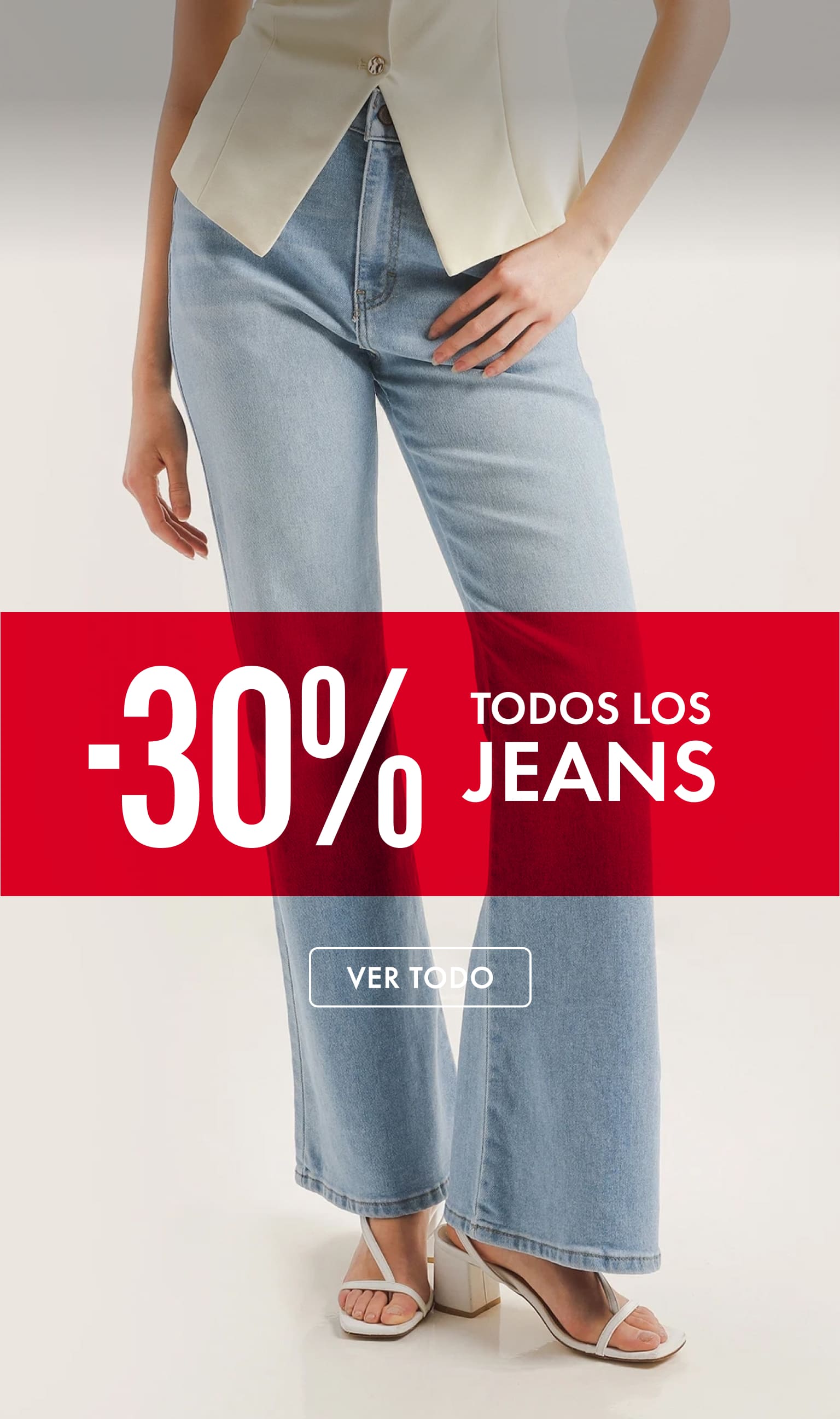 todos los jeans al -30% 