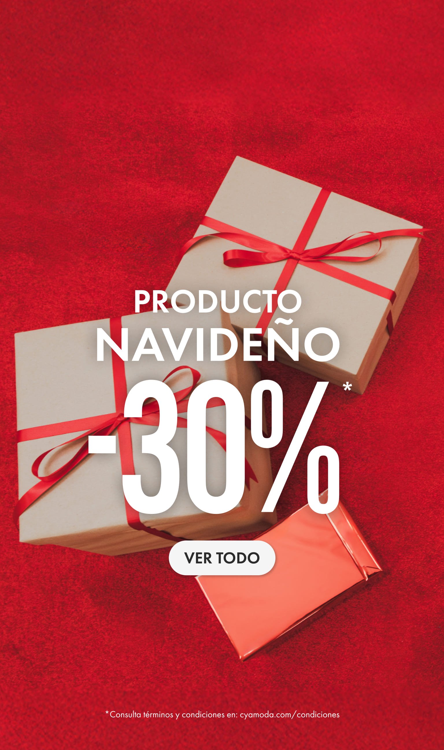 descuentos en producto navide&ntilde;o en c&a