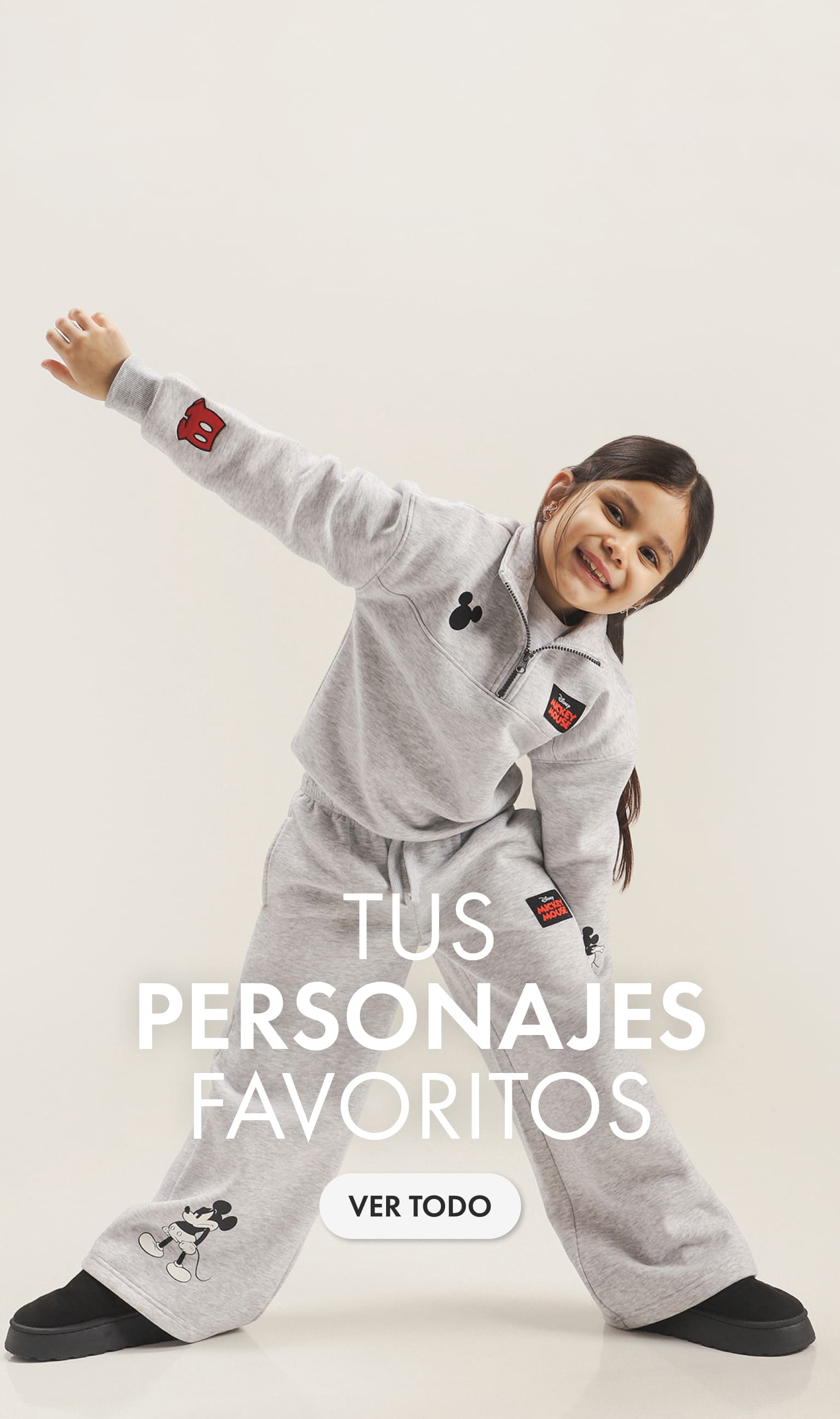 ropa de licencias personajes kids c&a