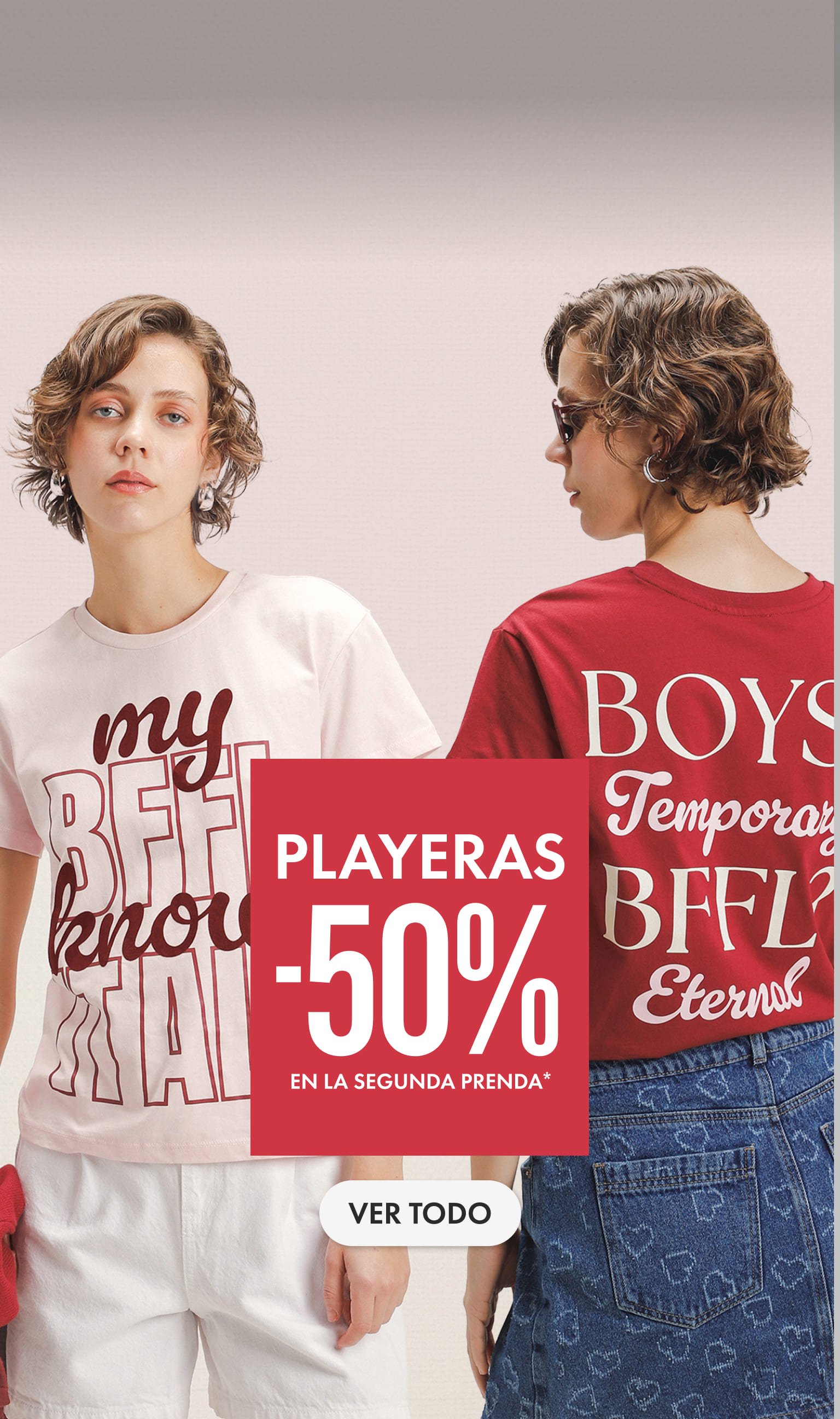 promocion de playeras hombre y mujer c&a