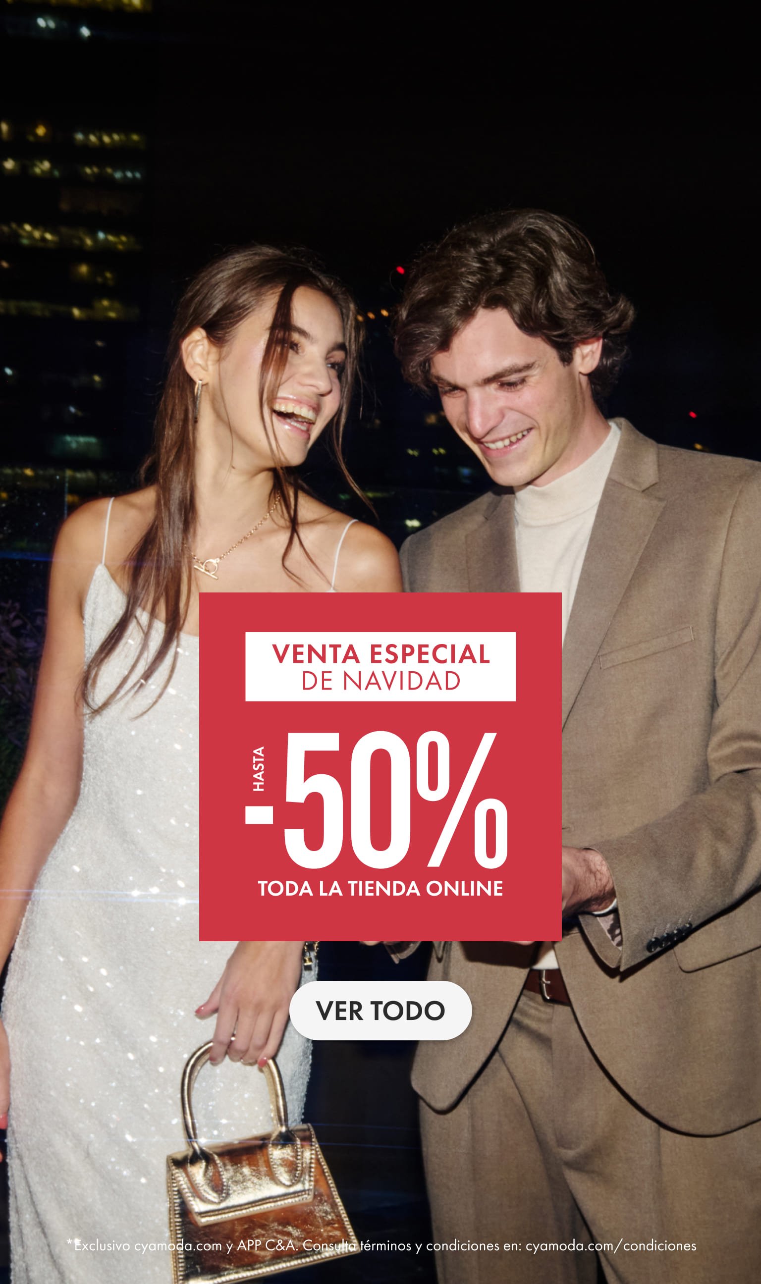 descuentos en todo mujer c&a