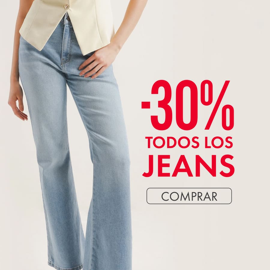todos los jeans al -30% 