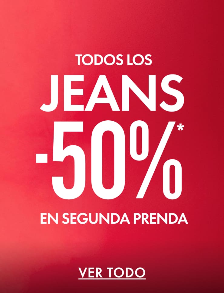 -50% en tus segundos jeans