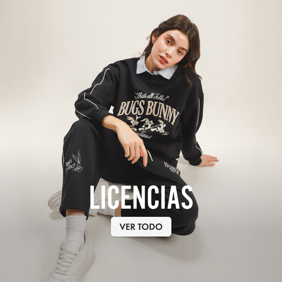 ropa de personajes con licencia en c&a mujer