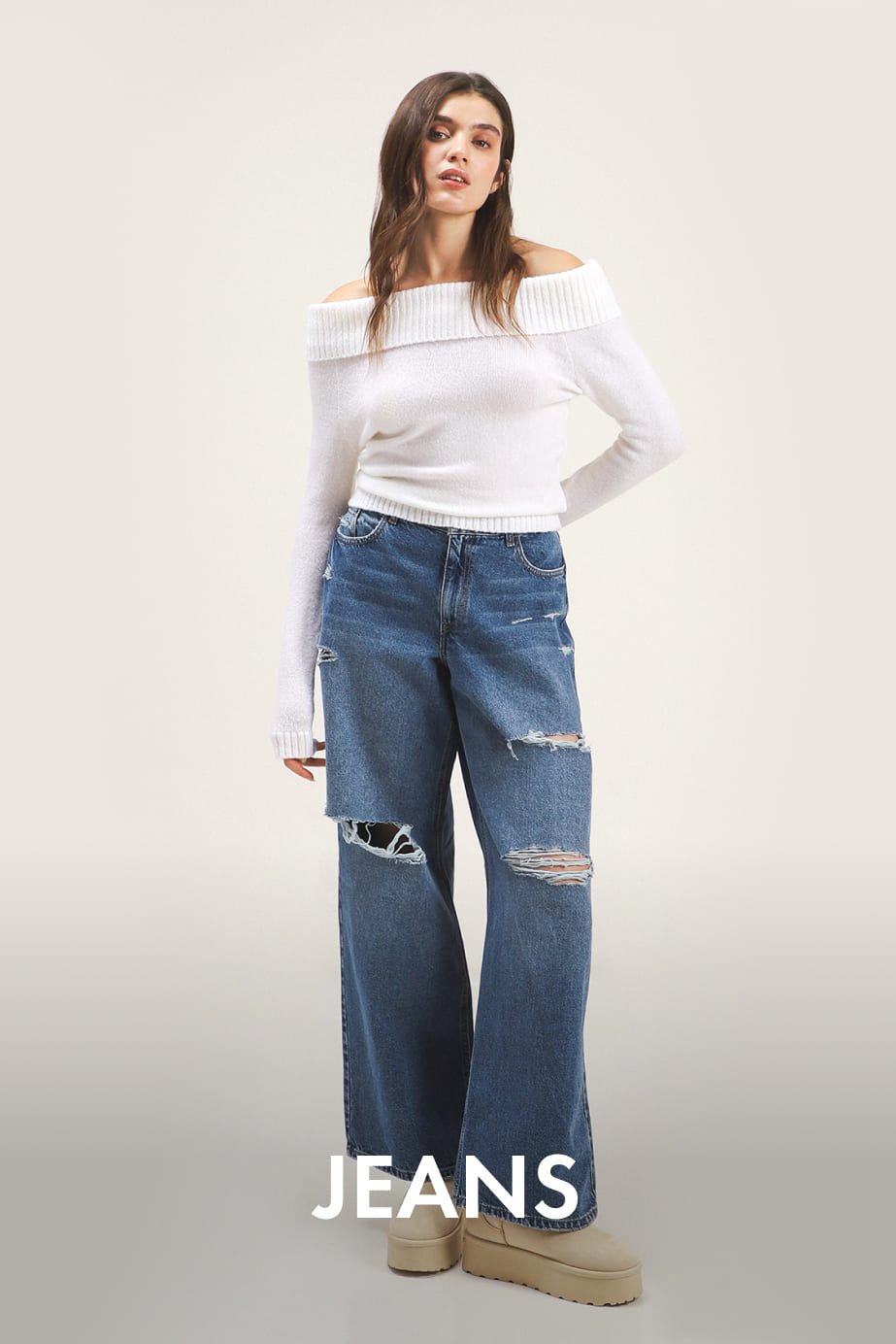 jeans de moda para mujer en c&a