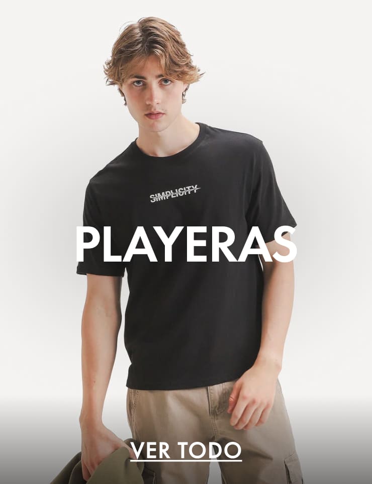 playeras de moda hombre c&a