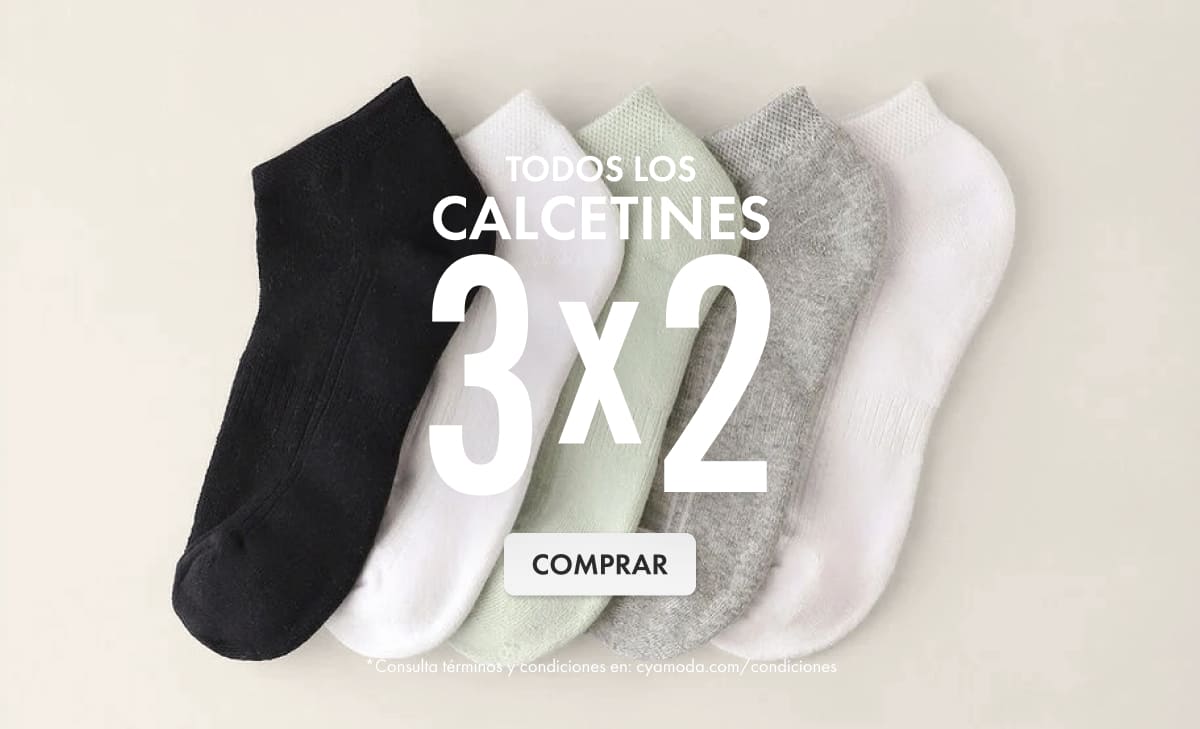 promo calcetines 3x2