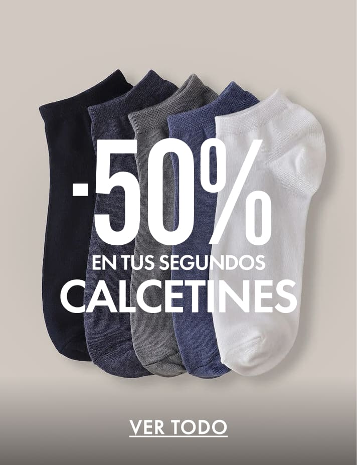 segundos calcetines al -50% 