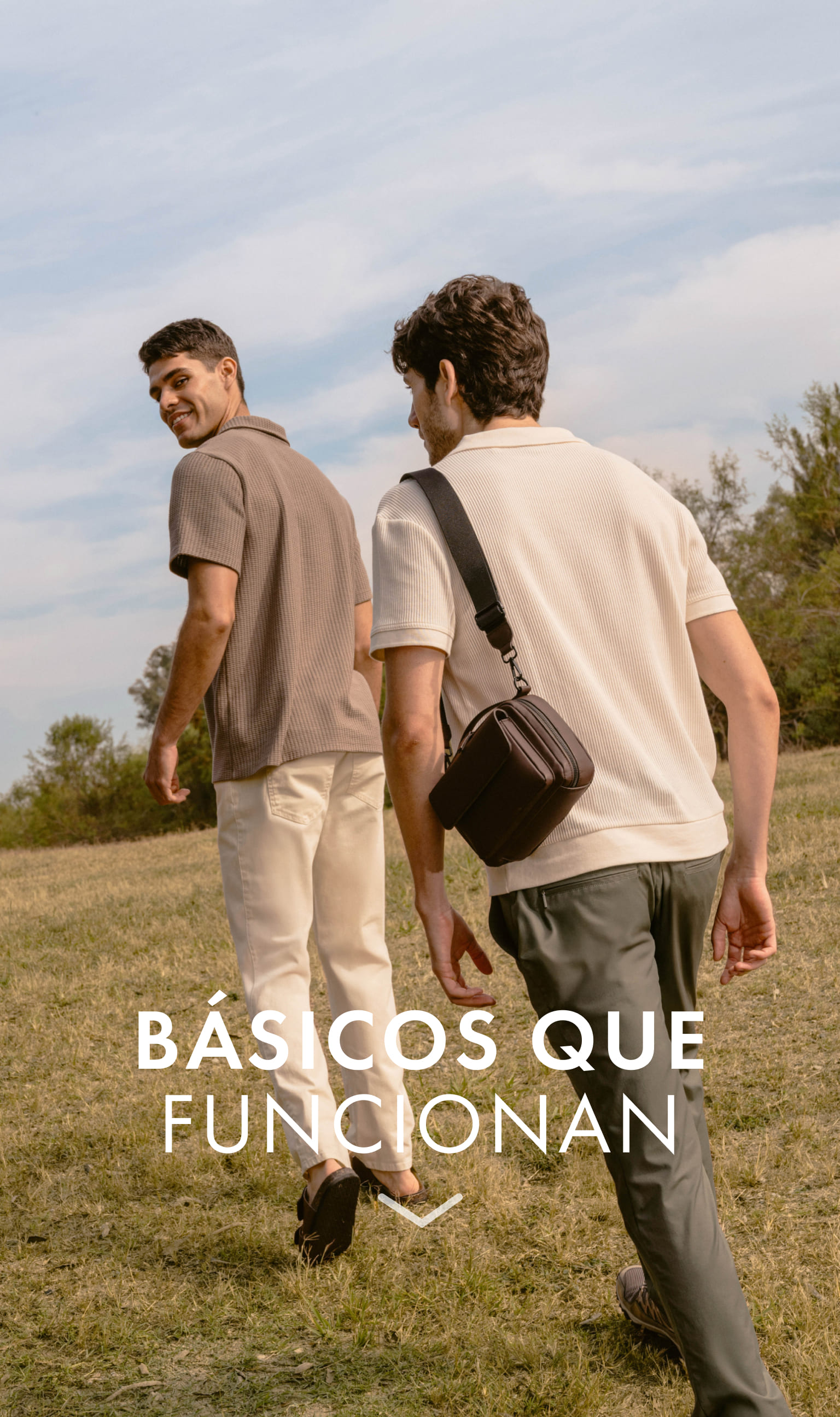 b&aacute;sicos para hombre en c&a