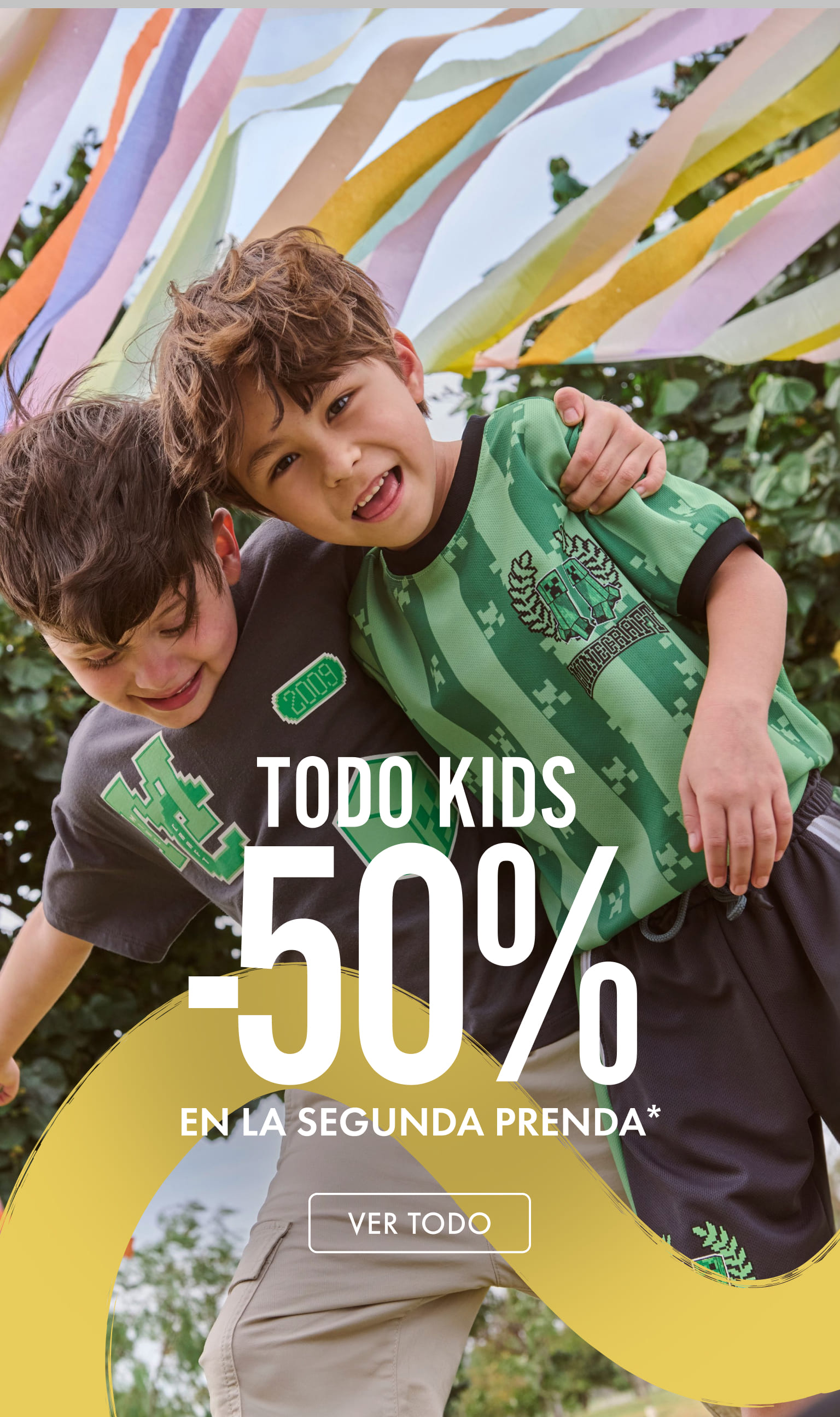 promocion en ropa kids