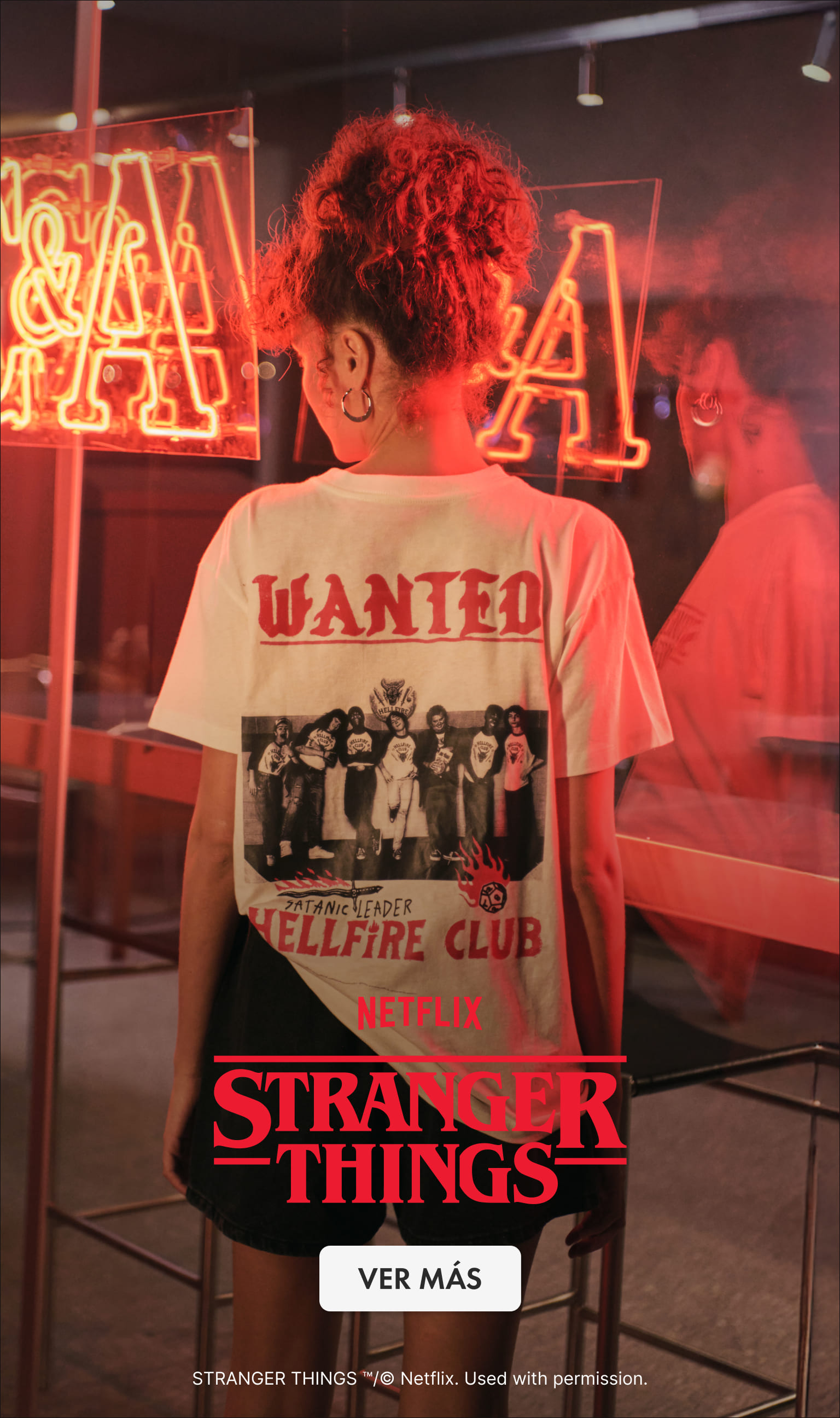 licencias de stranger things para mujer c&a