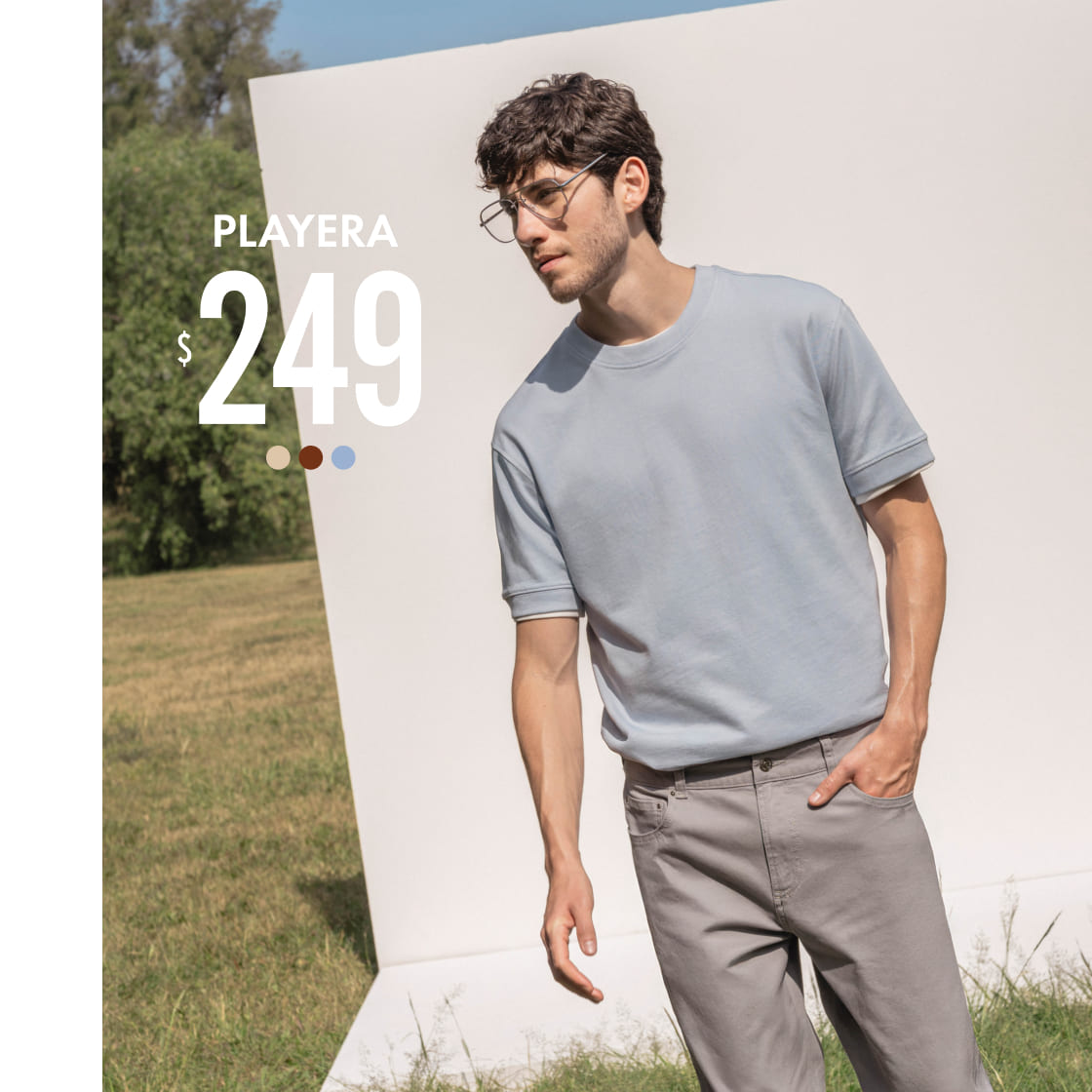 playera fit relaxed c&a