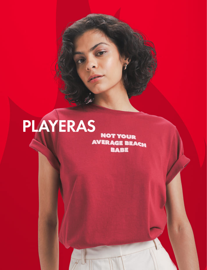 playeras de mujer en hot sale c&a