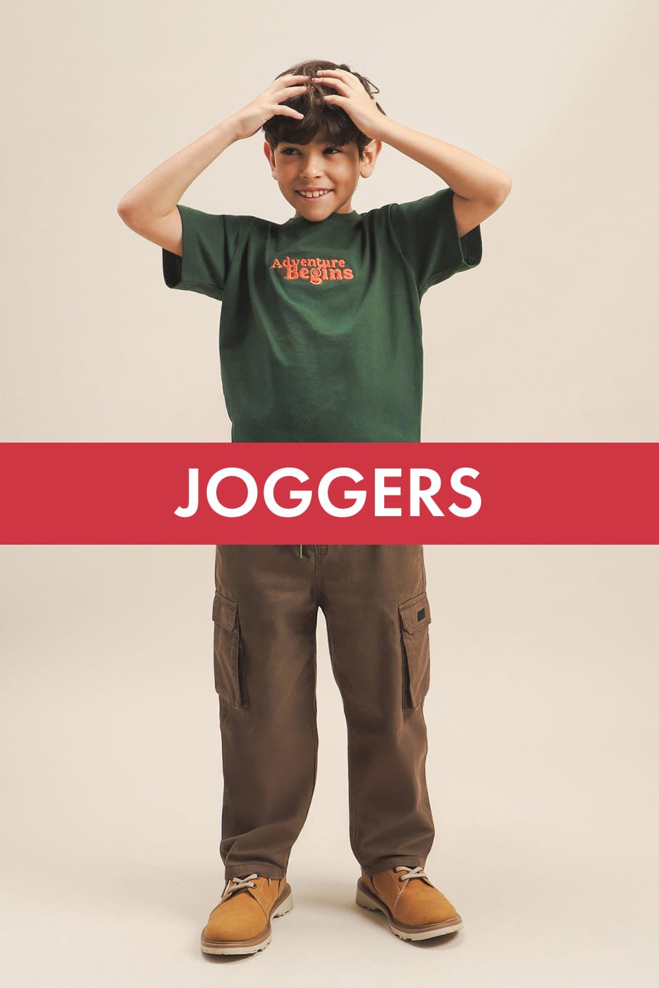 joggers para niños de moda C&A