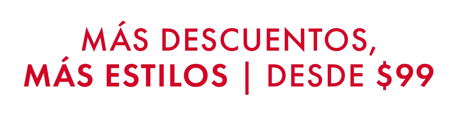 rebajas desde $99