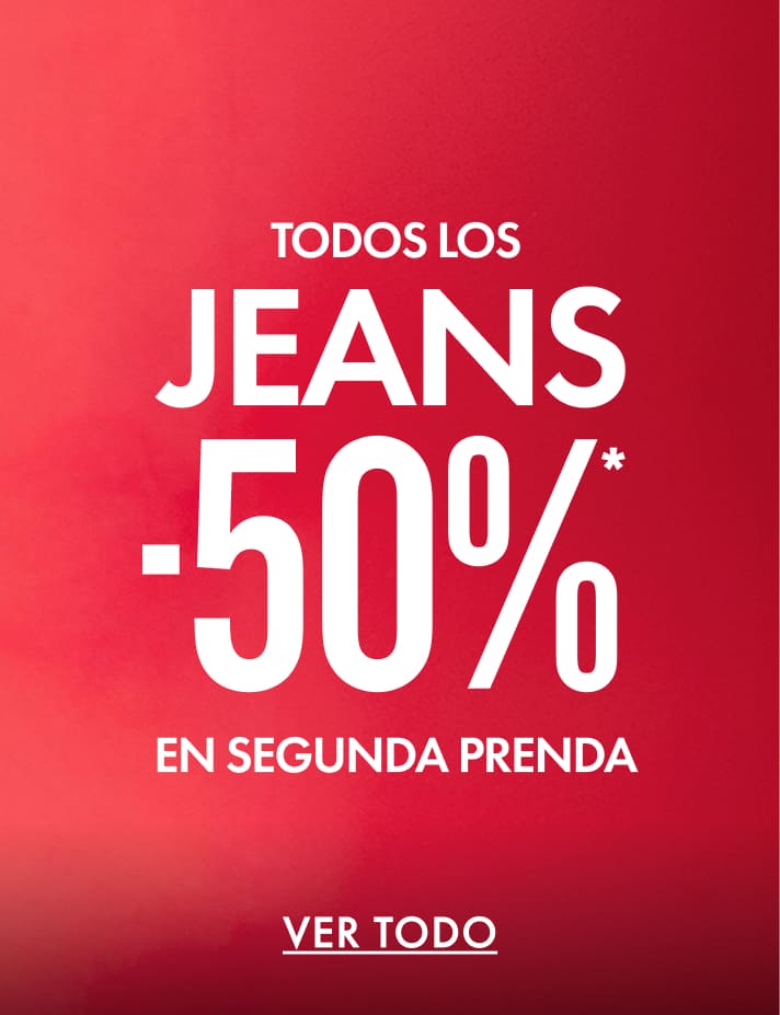 -50% en tus segundos jeans