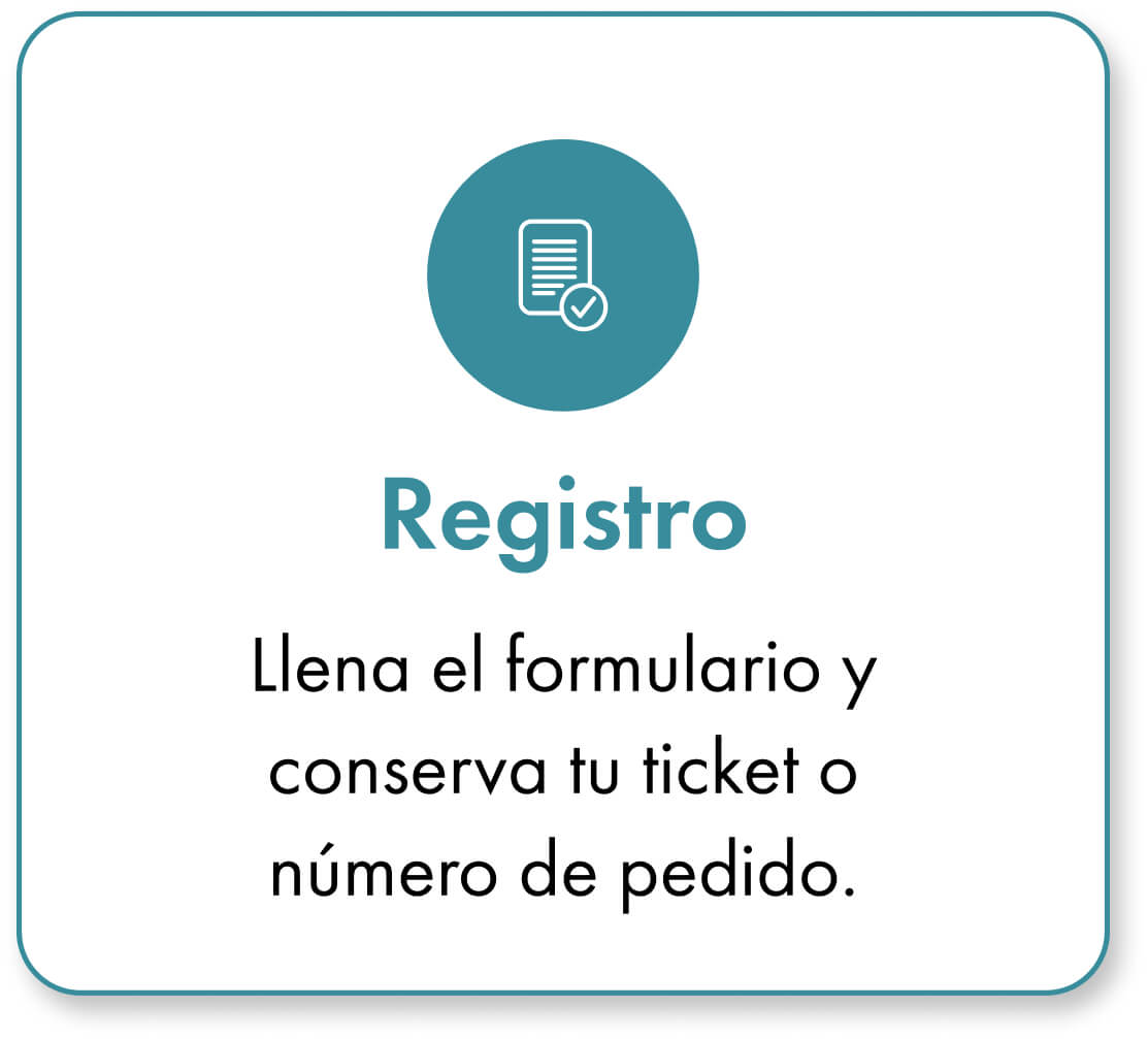ícono registro