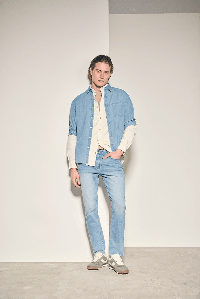 jeans slim para hombre