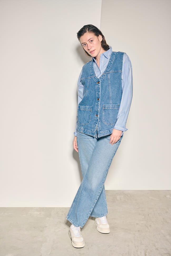 jeans rectos de mujer