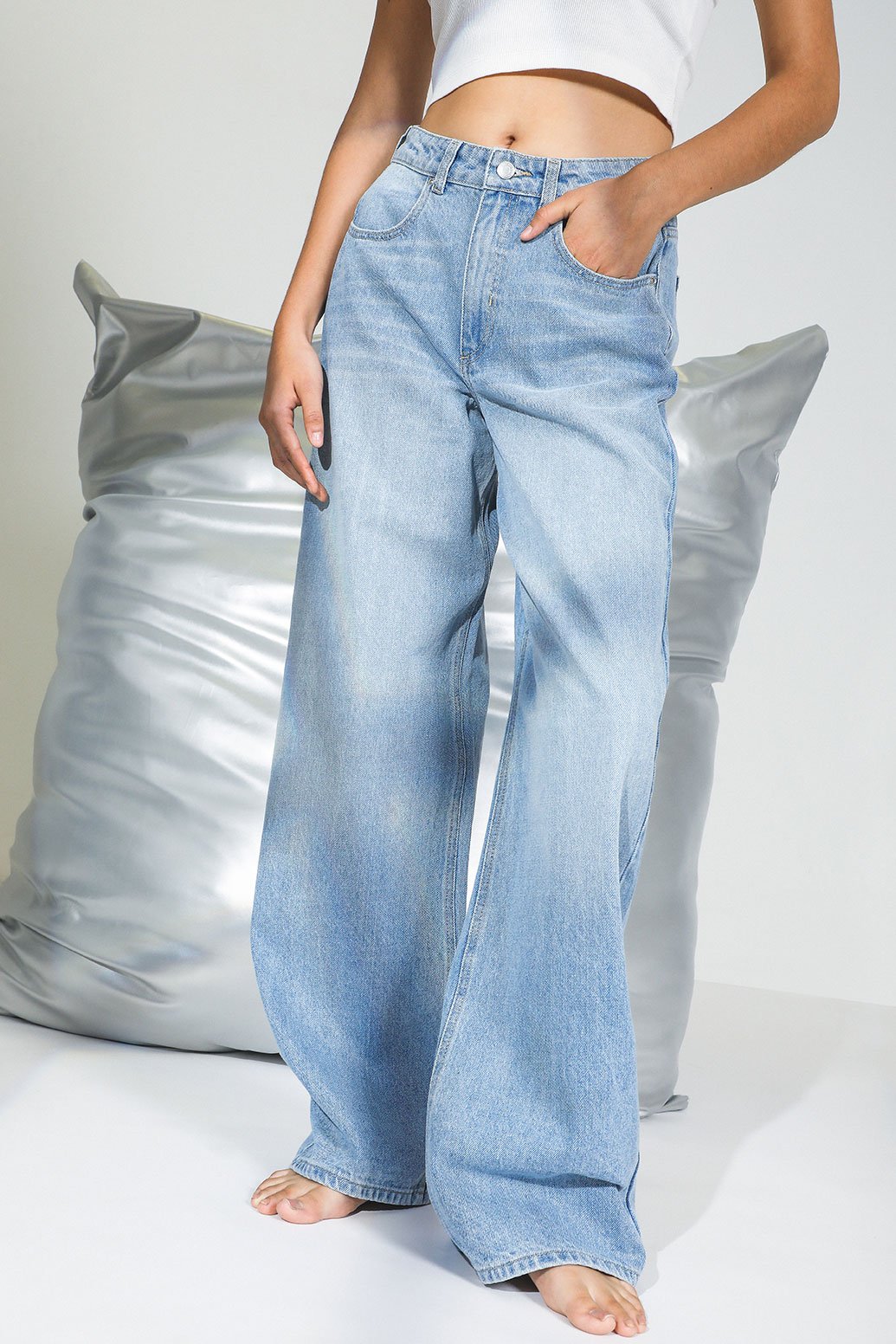 fit wide leg para mujer