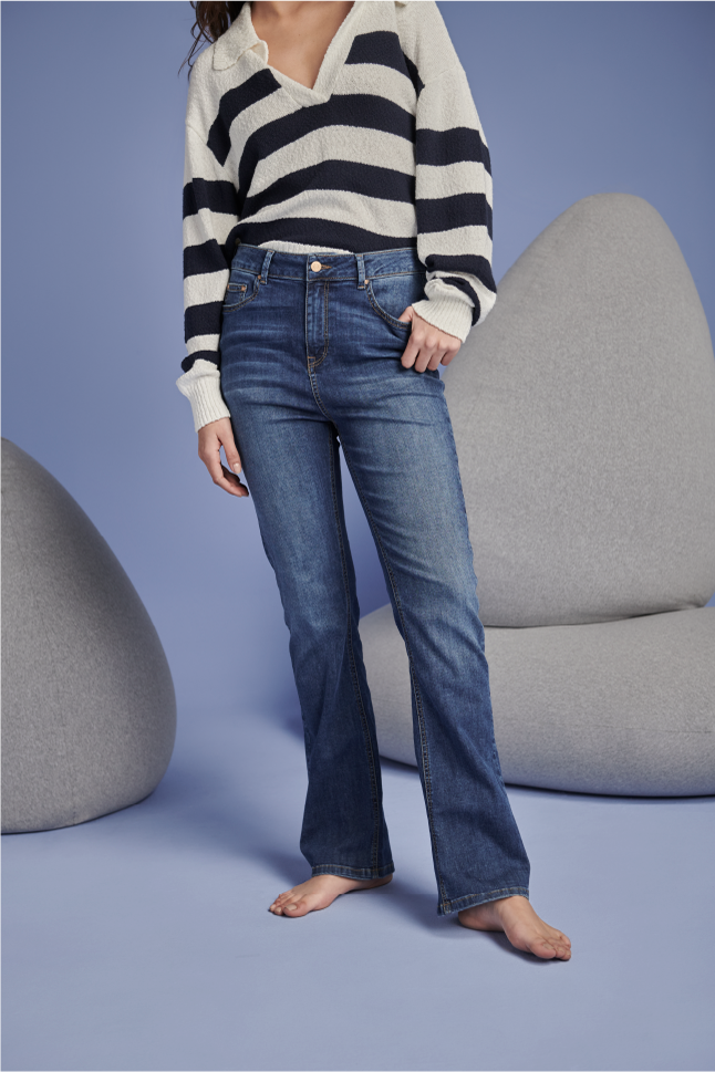 jeans boot cut para mujer