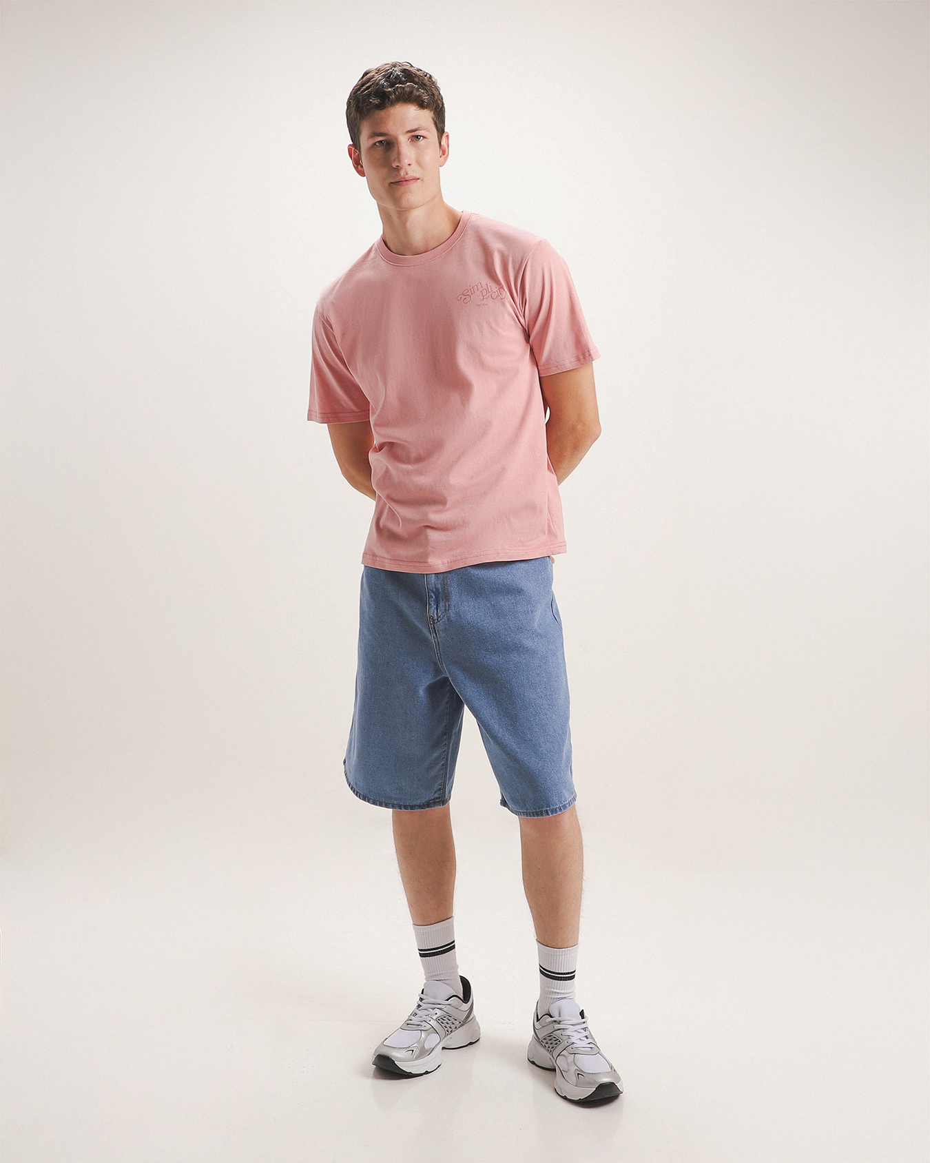 Bermuda Azul Fit Loose