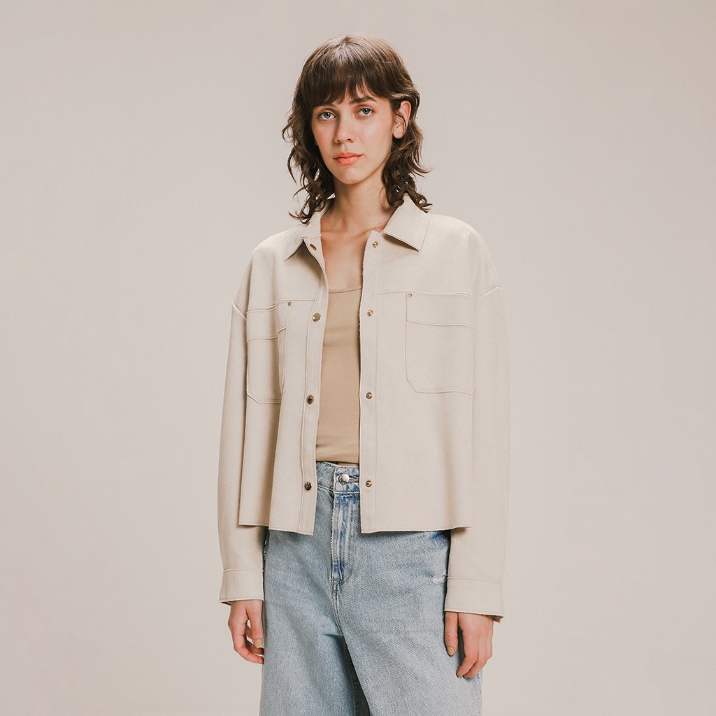 Sobrecamisa Blanca Bolsas Para mujer – C&A México