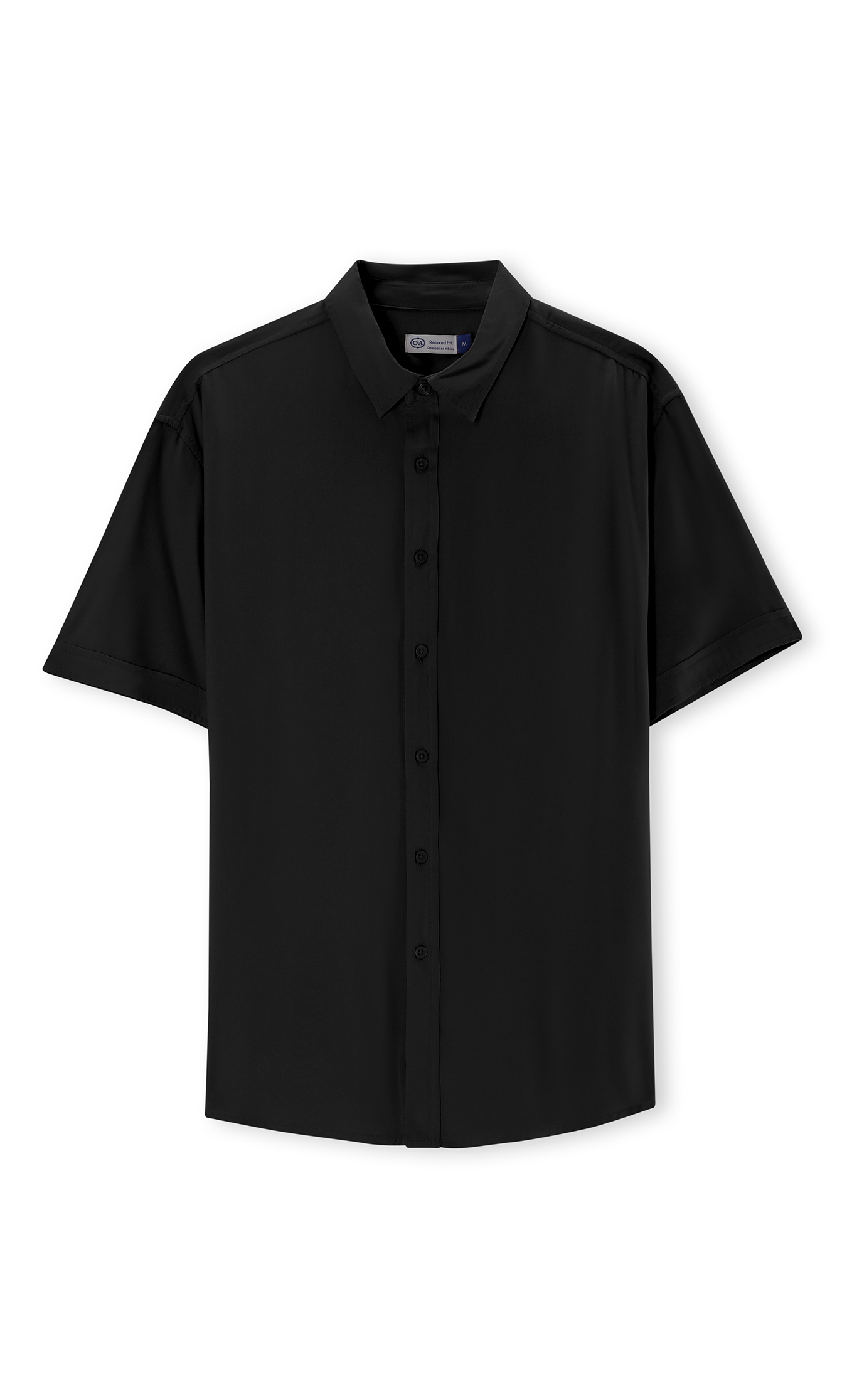  n/a Camiseta negra de manga corta para hombre Camisa de fondo  de algodón de media manga suelta de verano para hombre (Color negro, Talla  : XXL Code) : Ropa, Zapatos y