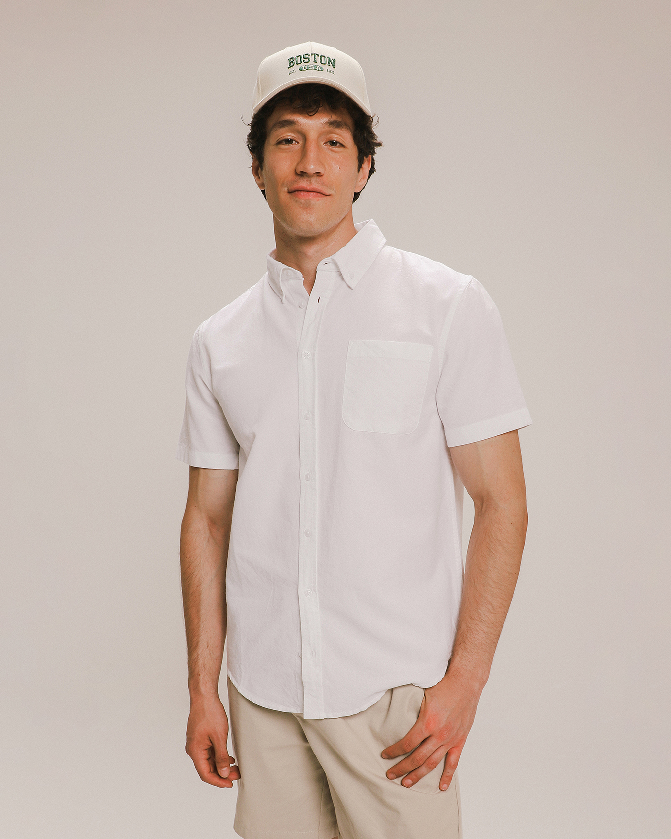 Mao Blanca Camisa Cuello Mouse Camisa Blanca Cuello Mao Para