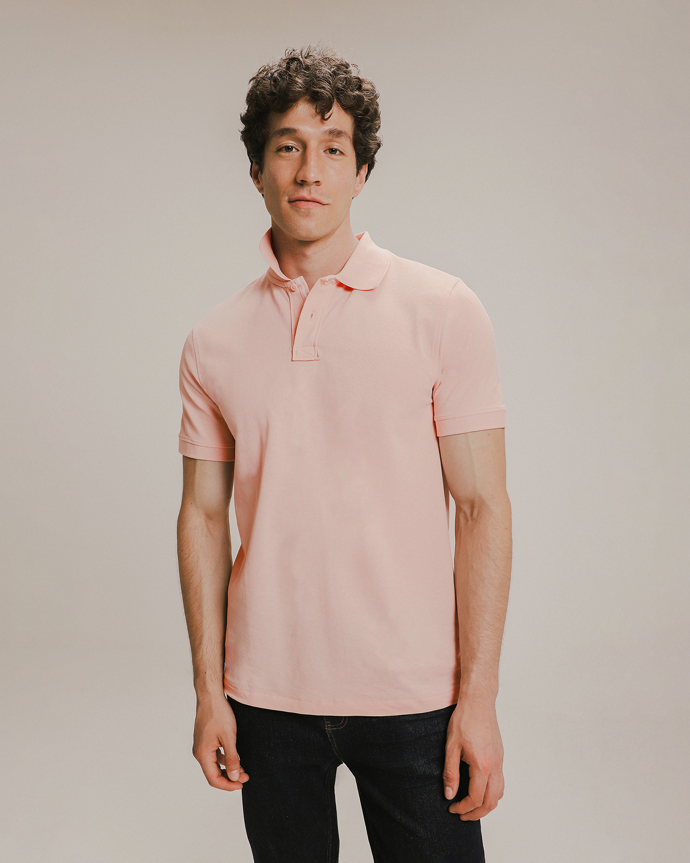 Polo Manga Corta Rosa Para hombre – C&A México