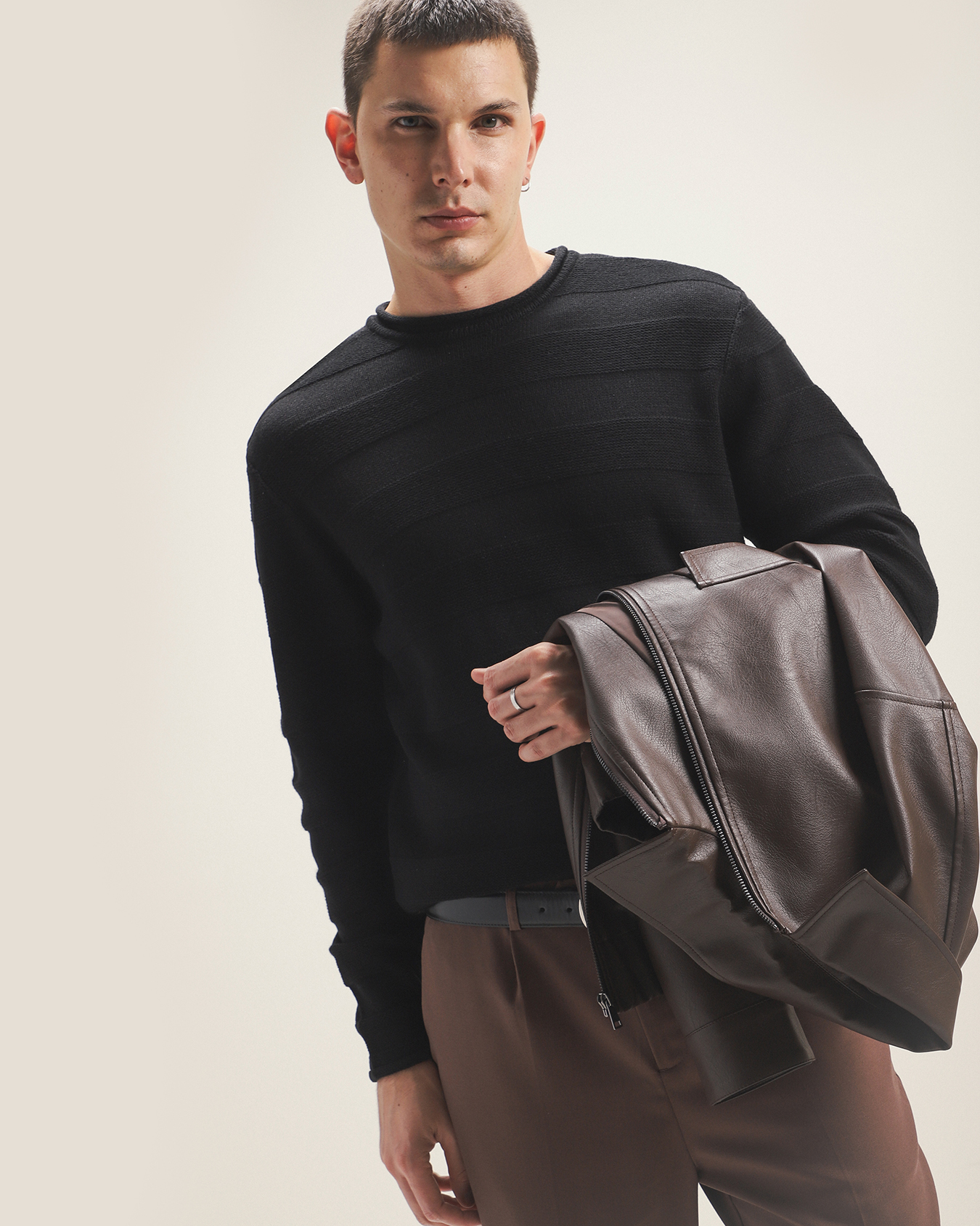 Suéter Gris Fit Regular