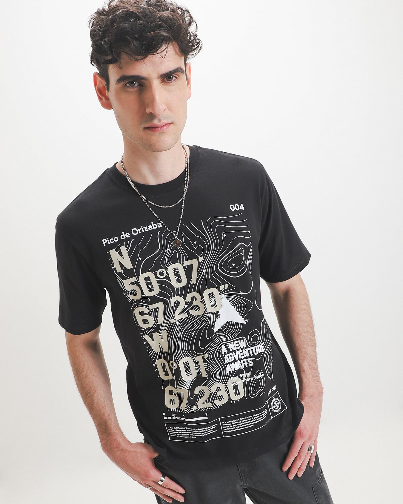 Playera Negra Regular
